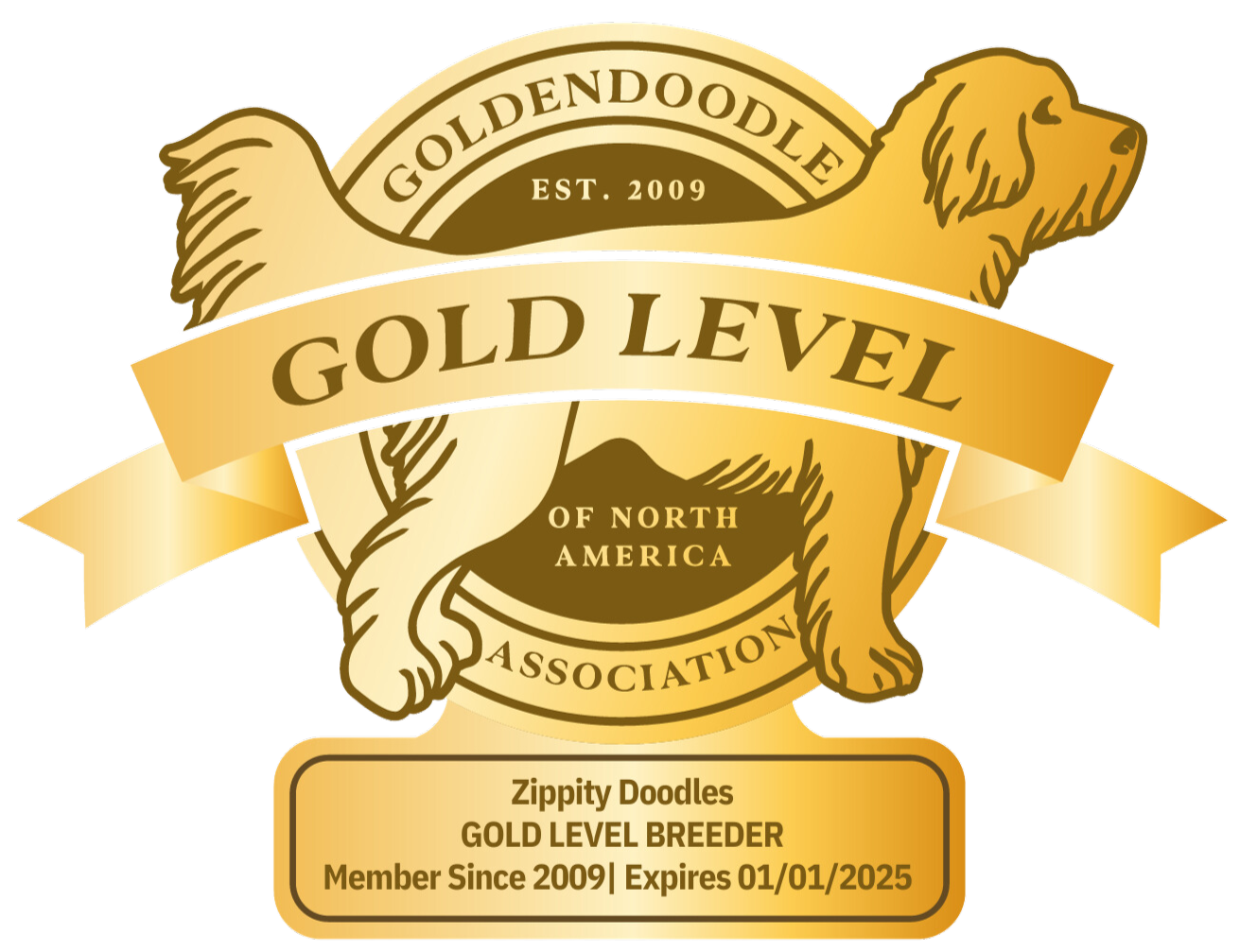 Zippity Doodles GANA Gold Level Breeder